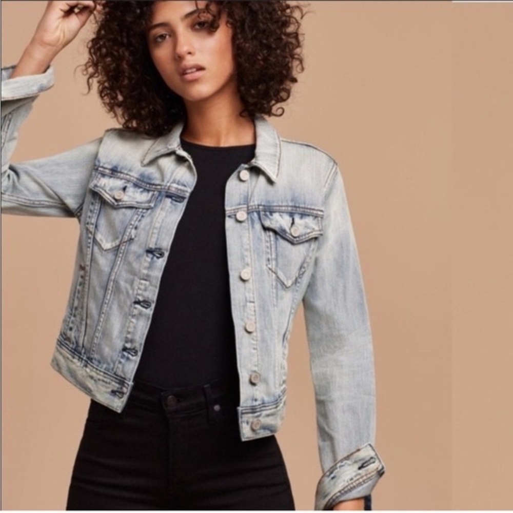 Talula denim blue jean jacket size extra small